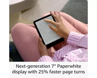 Электронная книга Amazon Kindle Paperwhite Signature Edition 12th Gen. 32GB (2024) Metallic Black