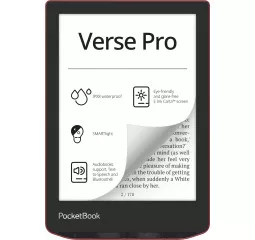 Электронная книга PocketBook 634 Verse Pro Passion Red (PB634-3-CIS)
