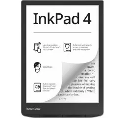 Электронная книга PocketBook 743G InkPad 4 Stundust Silver (PB743G-U-CIS)