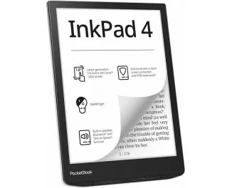 Електронна книга PocketBook 743G InkPad 4 Stundust Silver (PB743G-U-CIS)