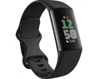 Фитнес-браслет Fitbit Charge 6 Obsidian / Black Aluminum
