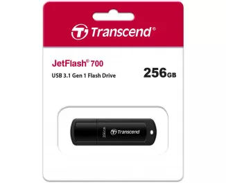 Флешка USB 3.1 256Gb Transcend JetFlash 700 Black (TS256GJF700)