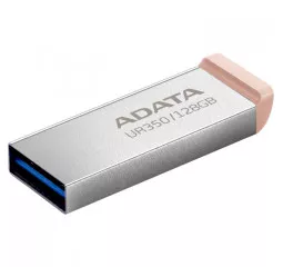 Флешка USB 3.2 128Gb ADATA UR350 Silver/Beige (UR350-128G-RSR/BG)