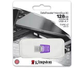 Флешка USB 3.2 128Gb Kingston DataTraveler microDuo 3C (DTDUO3CG3/128GB)