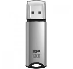 Флешка USB 3.2 128Gb Silicon Power Marvel M02 Silver (SP128GBUF3M02V1S)