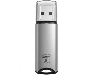 Флешка USB 3.2 128Gb Silicon Power Marvel M02 Silver (SP128GBUF3M02V1S)