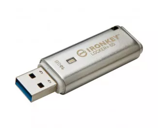 Флешка USB 3.2 16Gb Kingston 16GB IronKey Locker Plus 50 (IKLP50/16GB)