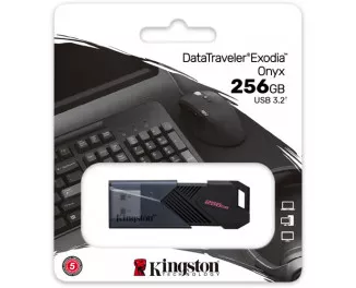 Флешка USB 3.2 256Gb Kingston DataTraveler Exodia Onyx Black (DTXON/256GB)