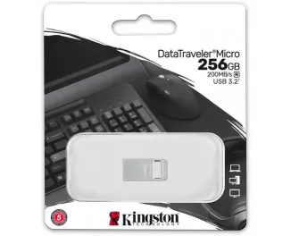 Флешка USB 3.2 256Gb Kingston DataTraveler Micro Metal (DTMC3G2/256GB)
