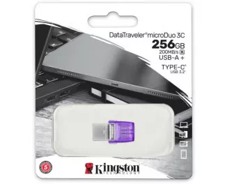 Флешка USB 3.2 256Gb Kingston DataTraveler microDuo 3C (DTDUO3CG3/256GB)