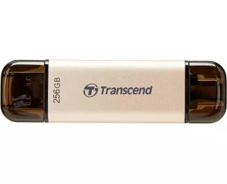 Флешка USB 3.2 256Gb Transcend JetFlash 930C Gold-Black (TS256GJF930C)