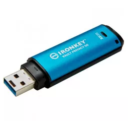 Флешка USB 3.2 32Gb Kingston 32GB IronKey Vault Privacy 50 Blue (IKVP50/32GB)