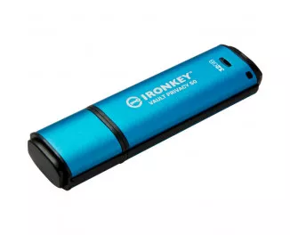 Флешка USB 3.2 32Gb Kingston 32GB IronKey Vault Privacy 50 Blue (IKVP50/32GB)