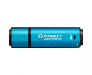 Флешка USB 3.2 32Gb Kingston 32GB IronKey Vault Privacy 50 Blue (IKVP50/32GB)