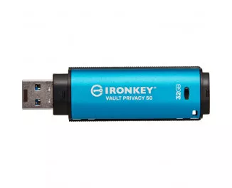 Флешка USB 3.2 32Gb Kingston 32GB IronKey Vault Privacy 50 Blue (IKVP50/32GB)