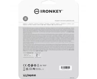 Флешка USB 3.2 32Gb Kingston 32GB IronKey Vault Privacy 50 Blue (IKVP50/32GB)