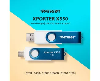 Флешка USB 3.2 32Gb Patriot Xporter X550 (PS32GX550AAD)