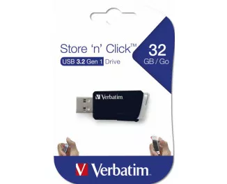 Флешка USB 3.2 32Gb Verbatim Store 'n' Click (49307)