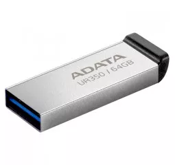 Флешка USB 3.2 64Gb ADATA UR350 Silver/Black (UR350-64G-RSR/BK)