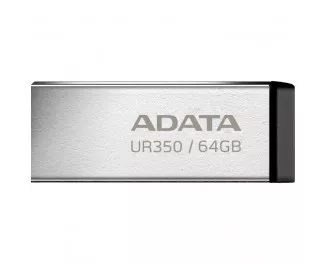 Флешка USB 3.2 64Gb ADATA UR350 Silver/Black (UR350-64G-RSR/BK)