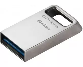Флешка USB 3.2 64Gb Kingston DataTraveler Micro Metal (DTMC3G2/64GB)
