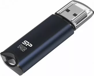 Флешка USB 3.2 64Gb Silicon Power Marvel M02 Black (SP064GBUF3M02V1B)