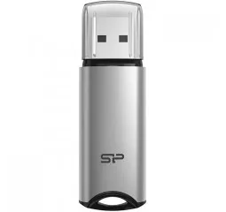 Флешка USB 3.2 64Gb Silicon Power Marvel M02 Silver (SP064GBUF3M02V1S)