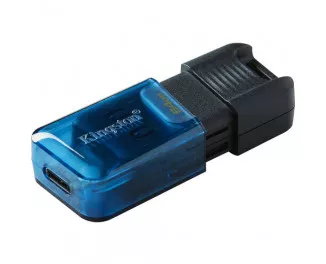 Флешка USB-C 3.2 64Gb Kingston DataTraveler 80 M Blue/Black (DT80M/64GB)