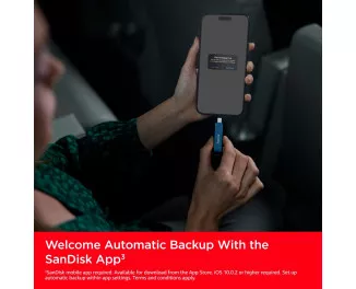 Флешка USB Type-C /Lightning 128Gb SanDisk Phone Drive Metallic Sky for iPhone (SDIXD0N-128G-GN6NE)
