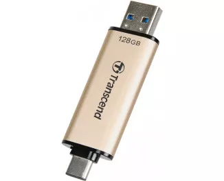 Флешка USB Type-C 128Gb Transcend  JetFlash 930 Gold-Black (TS128GJF930C)