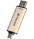 Флешка USB Type-C 128Gb Transcend  JetFlash 930 Gold-Black (TS128GJF930C)
