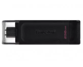 Флешка USB Type-C 256Gb Kingston DataTraveler 70 Black (DT70/256GB)