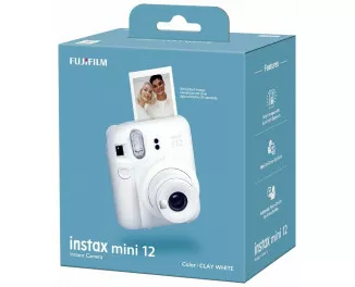 Фотокамера моментальной печати Fujifilm Instax Mini 12 Clay White (16806121)