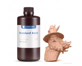 Фотополимерная смола Anycubic Standard Resin Light Beige, 1 кг (SPTLB-104F)