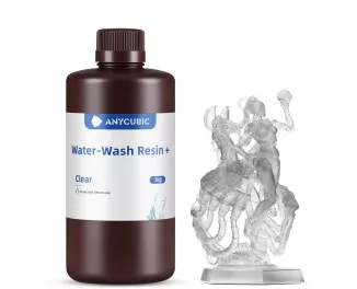 Фотополимерная смола Anycubic Water-Wash Resin+ Clear, 1 кг (SSXCL-104D)