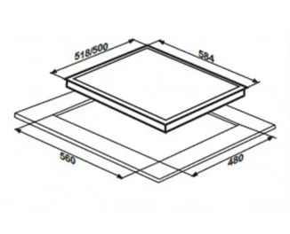 Газова варильна поверхня Liberty PG6141RG-CCB(408)