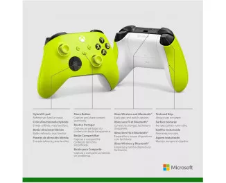 Геймпад беспроводной Microsoft Xbox Series X | S Wireless Controller Electric Volt (QAU-00022)