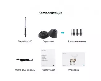Графический планшет Huion H640P