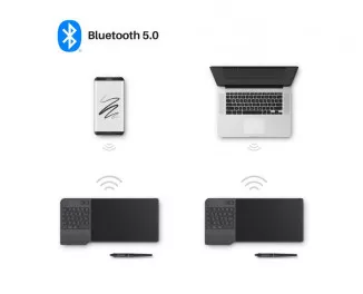 Графічний планшет Huion Inspiroy Keydial KD200