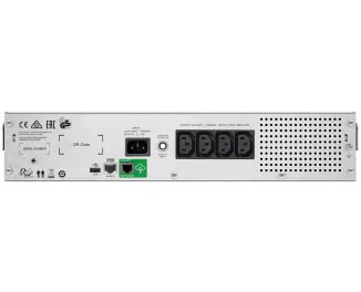 ИБП APC Smart-UPS C 1000VA LCD RM 2U with SmartConnect (SMC1000I-2UC)