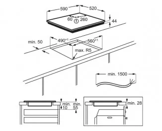 Индукционная варочная поверхность Electrolux EIS62453
