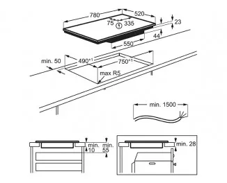 Индукционная варочная поверхность Electrolux EIS82453