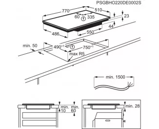 Индукционная варочная поверхность Electrolux EIS82453IZ