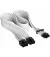 Кабель-адаптер 600W Corsair Premium Individually Sleeved 12+4pin PCIe Gen 5 12VHPWR cable, Type 4, WHITE (CP-8920332)