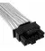 Кабель-адаптер 600W Corsair Premium Individually Sleeved 12+4pin PCIe Gen 5 12VHPWR cable, Type 4, WHITE (CP-8920332)