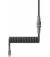 Кабель для игровой клавиатуры USB-C > USB-A HyperX Coiled Cable (6J678AA) Gray 