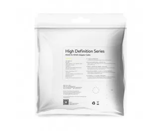 Кабель HDMI > HDMI v 2.0 Baseus High Definition 2.0 m (CAKGQ-B01) Black
