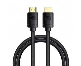 Кабель HDMI > HDMI v 2.1 Baseus High Definition 8K 1.0 m (CAKGQ-J01) Black