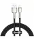 Кабель Lightning > USB  Baseus Cafule Metal Lightning 2.4A 1.0m (CALJK-A01) Black