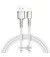 Кабель Lightning > USB  Baseus Cafule Metal Lightning 2.4A 1.0m (CALJK-A02) White